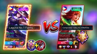 TOP GLOBAL FANNY VS TOP GLOBAL MATHILDA | IS PAQUITO CAN PUNCH MY FANNY? | MLBB