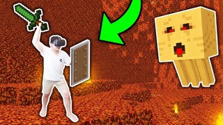 XUỐNG ĐỊA NGỤC TRONG MINECRAFT THỰC TẾ ẢO!!