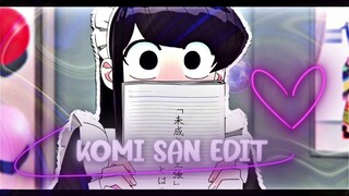 Amv Edit // Komi san Edit //  Feels