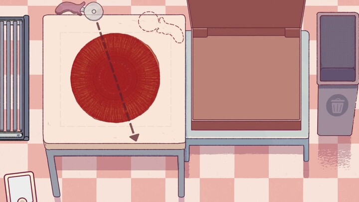 Pizza được cắt lát siêu mịn!