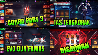 bocoran bundle Legendary cobra part 3, bundle Legendary cobra keluar lagi Garena free fire