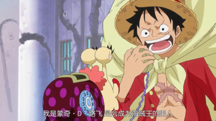 Luffy menjawab telepon dua tahun lalu vs. menjawab telepon dua tahun lalu, dari mengumumkan rumahnya