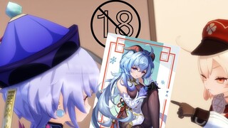 [MMD patung pasir Genshin Impact] Kamu rakus santan Ganyu,⚠️ Kamu hina!!⚠️