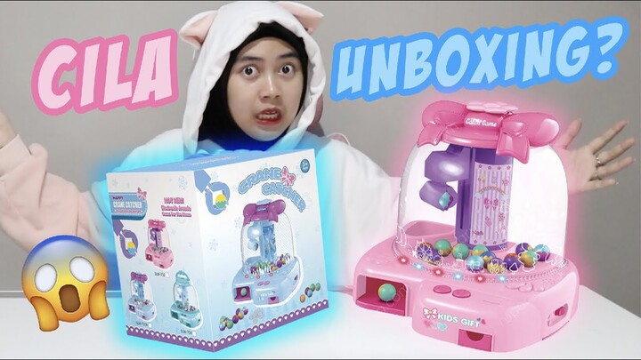 BUKA KADO MESIN CAPIT DARI UMMA | KIDDY FUN CRANE CATCHER | #RACIL
