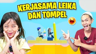 KERJASAMA LEIKA DAN TOMPEL MENGALAHKAN SEGALANYA 😱😨DOODLE OBBY ROBLOX GAME [ROBLOX INDONESIA]