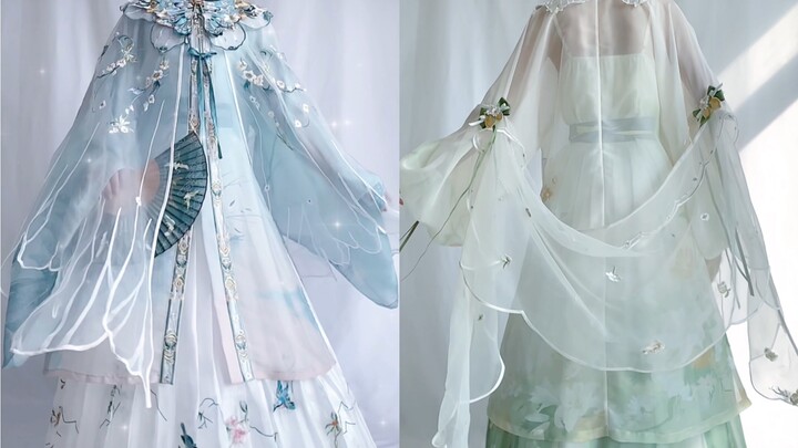 Bạn thấy màu xanh dương và màu xanh lá, màu nào tiên khí hơn, hợp với mùa hè hơn nhỉ?
