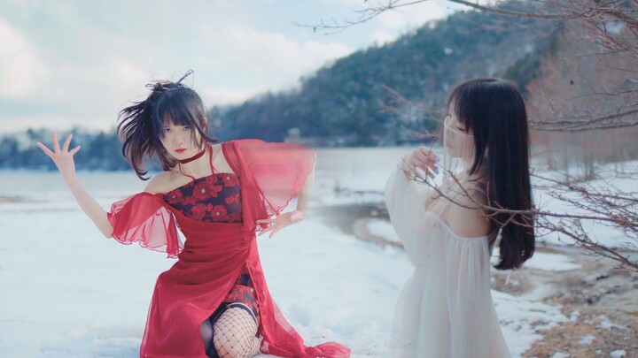 (G)I-DLE丨“雪中起舞，绽放那燃烧的花”- HWAA（火花）雪景翻跳・绝美三套换装