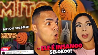 React • Mitagens do Obito Uchiha 🤪 (Naruto) - O NINJA MASCARADO | Mazinho