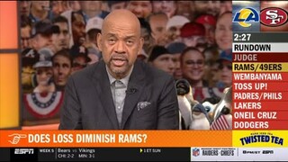 Pardon the Interruption | Michael Wilbon reacts to does loss diminish Los Angeles Rams?