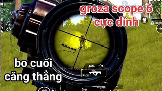 PUBG Mobile - Game Đấu Mãn Nhãn Với Groza + AWM | Bo Cuối Đấu Trí Với Cực Nhiều &quot;Khỉ Đột&quot;