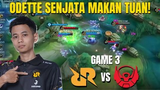 OCTA GA ADA DAMAGE !!! ODETTE SENJATA MAKAN TUAN !!! RRQ HOSHI VS BTR MATCH 3