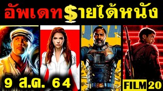 อัพเดทรายได้หนัง Suicide Squad - Jungle Cruise - Snake Eyes - Black Widow - F9  อื่นๆ ณ 9 ส.ค..64