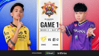 MPL PH S13 - W2D2 - ONIC vs MNNE - GAME 1