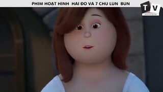 BẠCH TUYẾT đam mê ăn ĐỒ NGỌT REVIEW PHIM HOẠT HÌNH HÀI ĐỎ VÀ 7 CHÚ LÙN BÚN p6