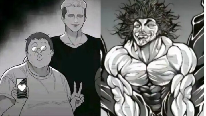 What are the following characters like in Hanma Yujiro's eyes?
