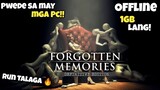 FORGOTTEN MEMORIES | Sulit Laruin to! | Tagalog gameplay ( STREAMER GAME )