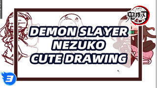 Demon Slayer, Cute Nezuko Drawing_3