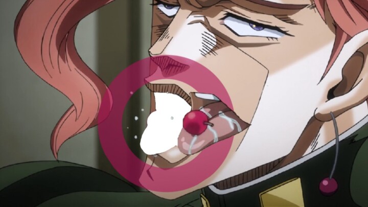 Kakyoin’s cherry fell, can you help him pick it up❓