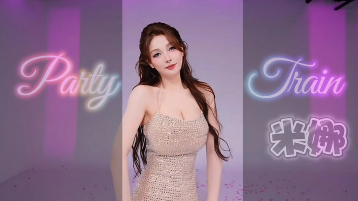 Mina (｡･ω･｡)ﾉ♡ Party Train Wooo-oooh~ The train’s chugging along!