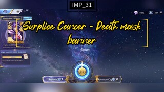 Gacha 100X di banner Surplice Cancer-Deathmask