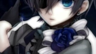 Anime black bulter , ciel, sebastian, dan undertaker