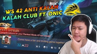 WINSTREAK 42 BERSAMA ONIC! ANTI KALAH KALAH CLUB - Mobile Legends Indonesia