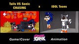 Tails.exe VS Sonic CHASING Sonic.exe | GAME x FNF Animation