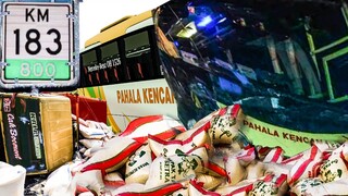 ✅ KECELAKA4N MA4UT BUS TABRA4K TRUCK BERAS DI TOL CIPALI KM 183 KORBA4N 2 TEWA4S