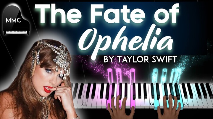 The Fate of Ophelia by Taylor Swift piano cover/tutorial + sheet music + lyrics