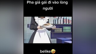 Giả bồi bàn nữ gặp khách ăn tạp 🤣 wibu highlightanime fananime animeaction editanime meme anime hàihước