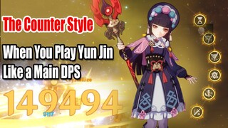 When You Play Yun Jin Like a Main DPS - The Counter Style Yun Jin 2.6 Showcase