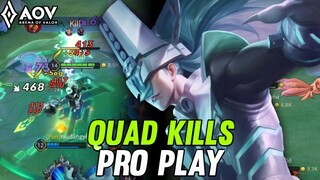 AoV : HAYATE GAMEPLAY | PRO PLAY QUAD KILLS - ARENA OF VALOR