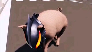 捷德和贝利亚老猪打起来了