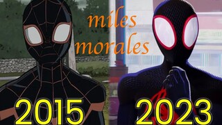 Miles Spider-Man Evolution History 2015-2023, what's happening to Miles?