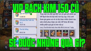 HUYỀN THOẠI NHẪN GIẢ - REVIEW TRI ÂN VIP BẠCH KIM...CHỌN 1 LOẠI BẢO VẬT SIÊU VIP BẤT KÌ CỦA GAME...