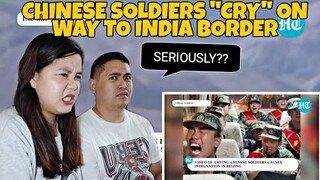 WHAT??! Chinese Soldiers "cry" On Way To India Border | Filipino Couple Reaction!