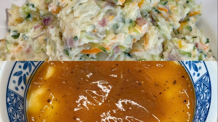 [คำแนะนำอาชีพสำหรับนักศึกษา] มันฝรั่งบด! ถึงไม่กินบาร์บีคิว มันฝรั่งบดนี้ก็ยังอร่อยกว่า KFC อยู่ดี! 