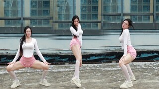 【洋粥粥】170/112斤这种大体格子谁能hold住？wiggle wiggle舞蹈翻跳