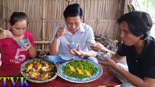 Ốc Pháp Kho Sả Ớt Rau Lang Luộc Món Ăn Ngon "Dễ Ăn Dễ Kiếm Dễ Làm" | TVK (T-28)