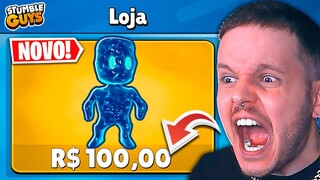 🤑 COMPREI A NOVA SKIN ESPECIAL DE 100 REAIS NO STUMBLE GUYS! 😱 ‹ KHORTEX ›