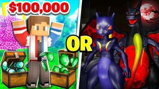 RANDOM LEGENDARY POKEMON or $100,000! (Minecraft Pixelmon Mod AnubisMC)