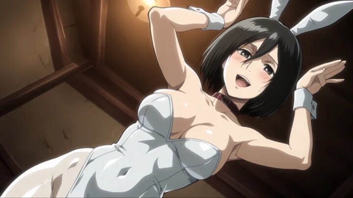 Mikasa bunny girl?🥵 Hot banget