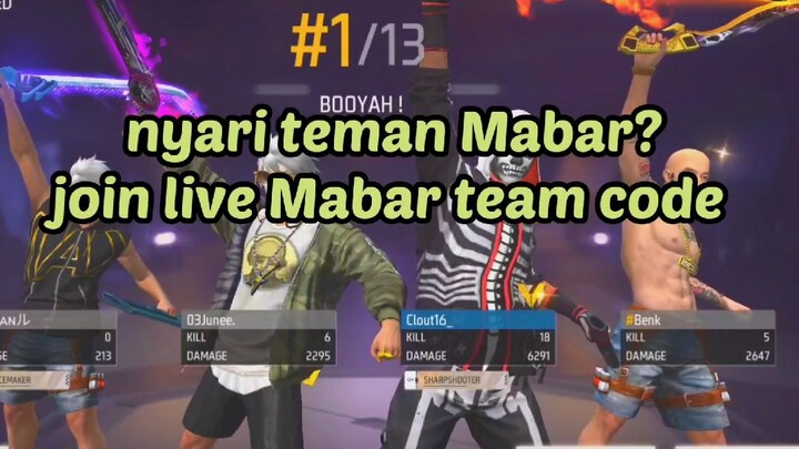 Main freefire jangan bingung buat nyari teman Mabar . sini aku temenin