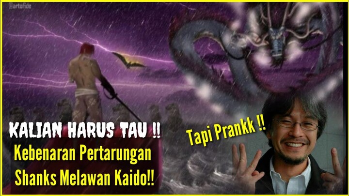 Shanks vs Kaido - Benarkah Kaido kalah Dalam Pertempuran Melawan shanks!! | one piece 1020 Teori !!