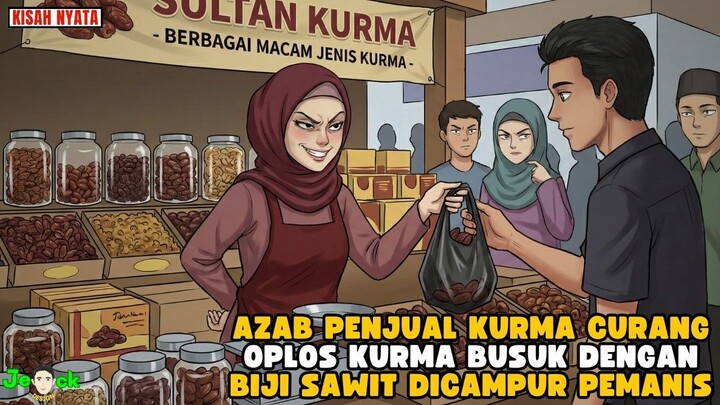 AZAB PENJUAL KURMA CURANG OPLOS KURMA BUSUK DENGAN BIJI SAWIT DICAMPUR PEMANIS