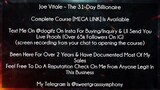 Joe Vitale Course The 31-Day Billionaire download