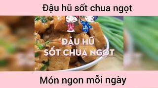 Đậu hũ sốt chua ngọt