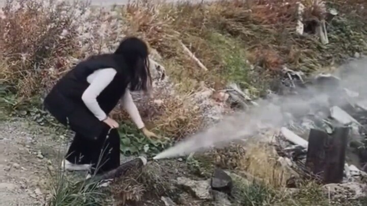 She even did a belly inhale.