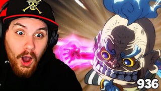 One Piece Episode 936 REACTION | Get the Hang of It! The Land of Wano's Haki - Ryou!