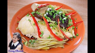 อกไก่นึ่งซีอิ๊ว ลดน้ำหนัก สูตร 9 : Steamed Chicken Breast with Soy Sauce Diet EP.9 l Sunny Channel